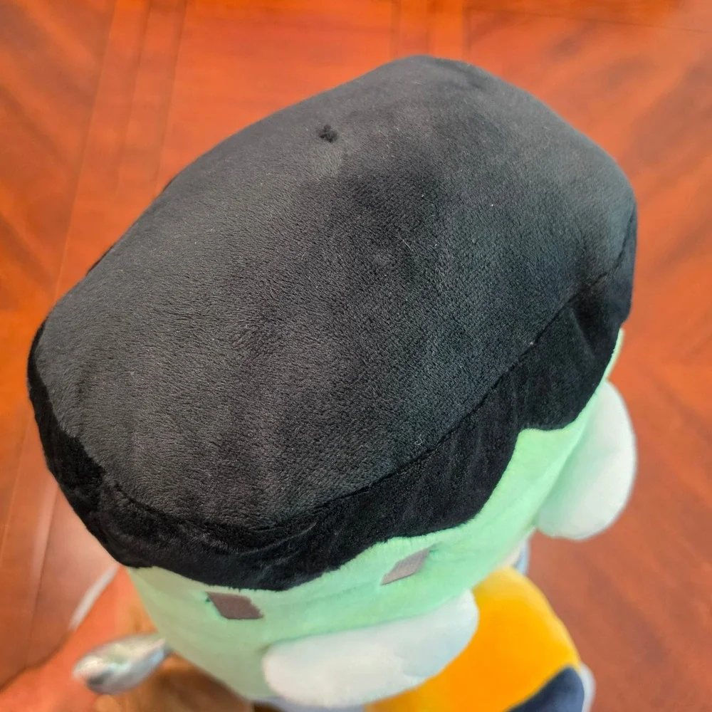 Dan Dee Plush 24in Bluey Frankenstein Halloween Large Stuffed Toy Blue Green